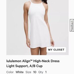 lululemon Align™ High-Neck Dress Light Support, A/B Cup